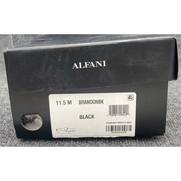 Alfani Brandon Mens Bit Loafer Black Leather Buckle Slip On Shoes 11.5 M - Picture 7 of 16